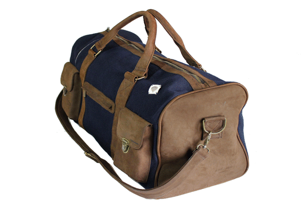 Kjøre Project Leather / Denim 25 Oz Travel Bag Promozione