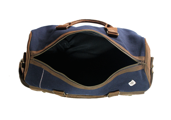 Kjøre Project Leather / Denim 25 Oz Travel Bag Promozione