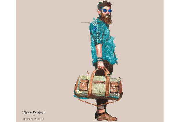 Kjøre Project Leather / Canvas Travel Bag Spedizione Gratuita