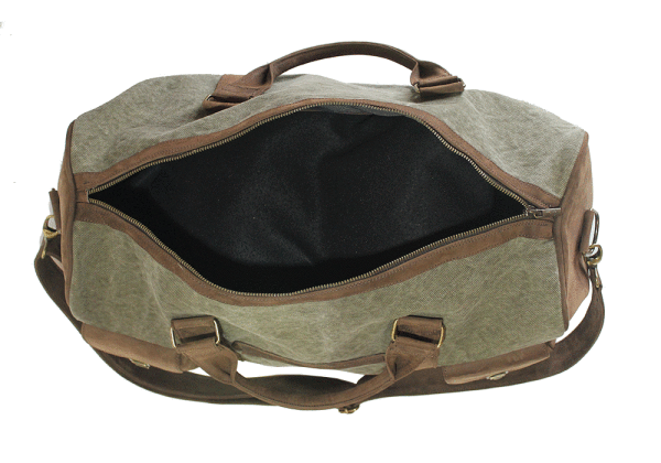 Kjøre Project Leather / Canvas Travel Bag Spedizione Gratuita