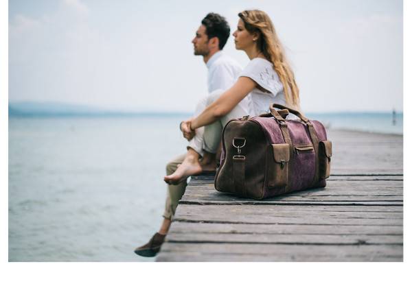 Kjøre Project Leather / Canvas Travel Bag Negozi Online