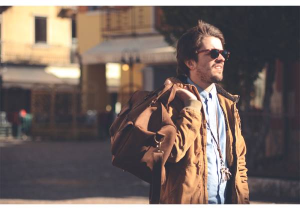 Kjøre Project Leather Travel Bag In Saldo