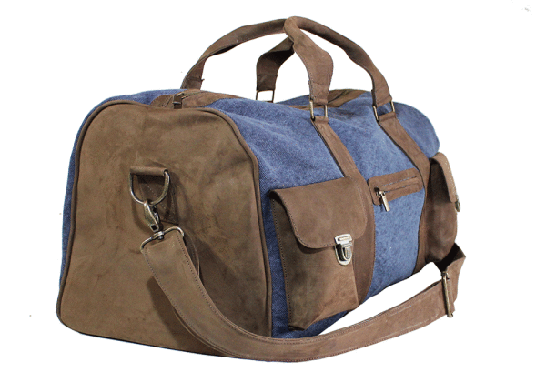 Kjøre Project Leather / Canvas Travel Bag Nuova