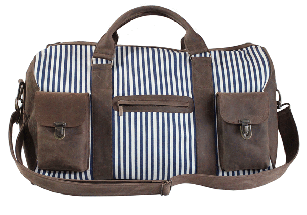 Kjøre Project Leather / Denim Barbados Travel Bag 2025