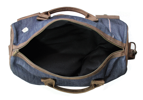 Kjøre Project Leather / Denim 13,9 Oz Light Blue Italy