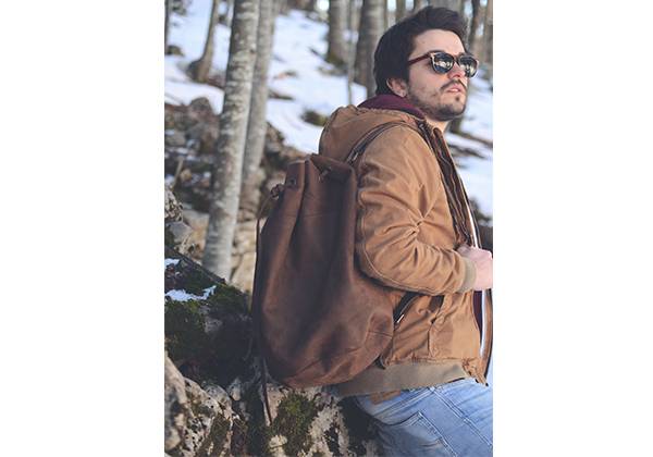 Kjøre Project Leather Slight Haversack Italia