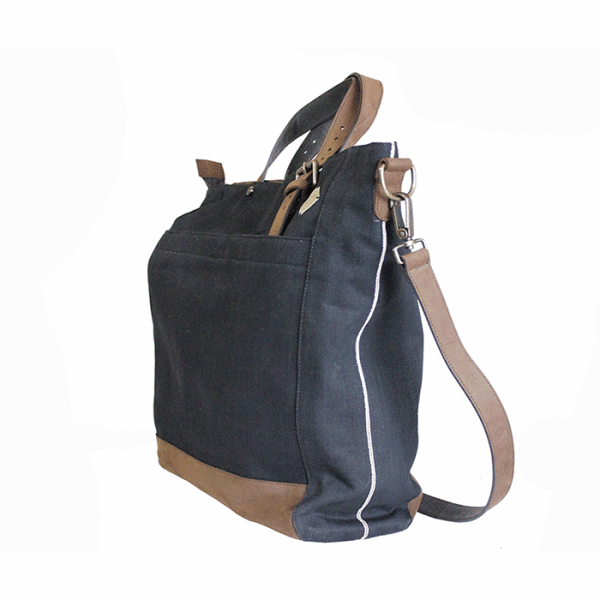 Kjøre Project Leather / Denim Boucanier Handle Bag 2025