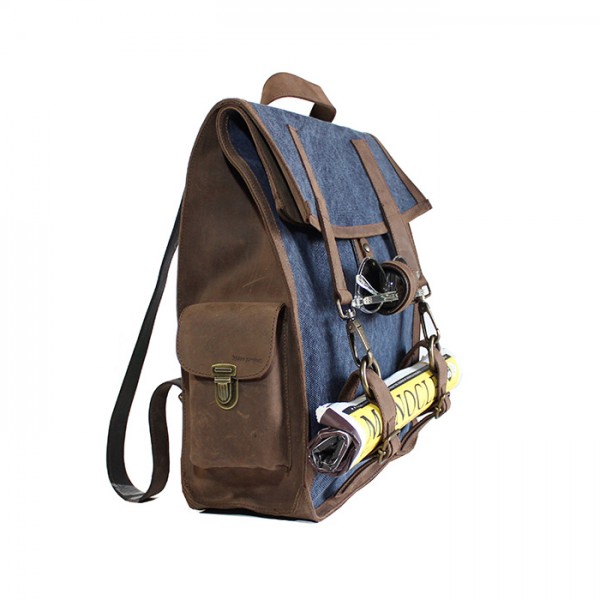 Kjøre Project Leather/Canvas Blue Presa