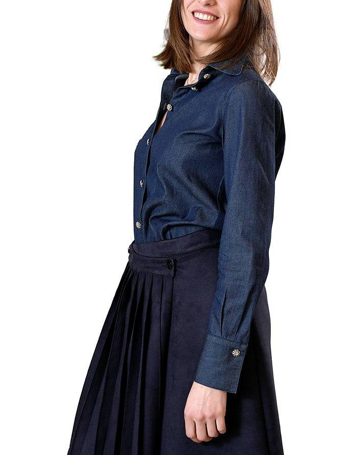 La Fabrique Ira Camicia in Denim Vendita