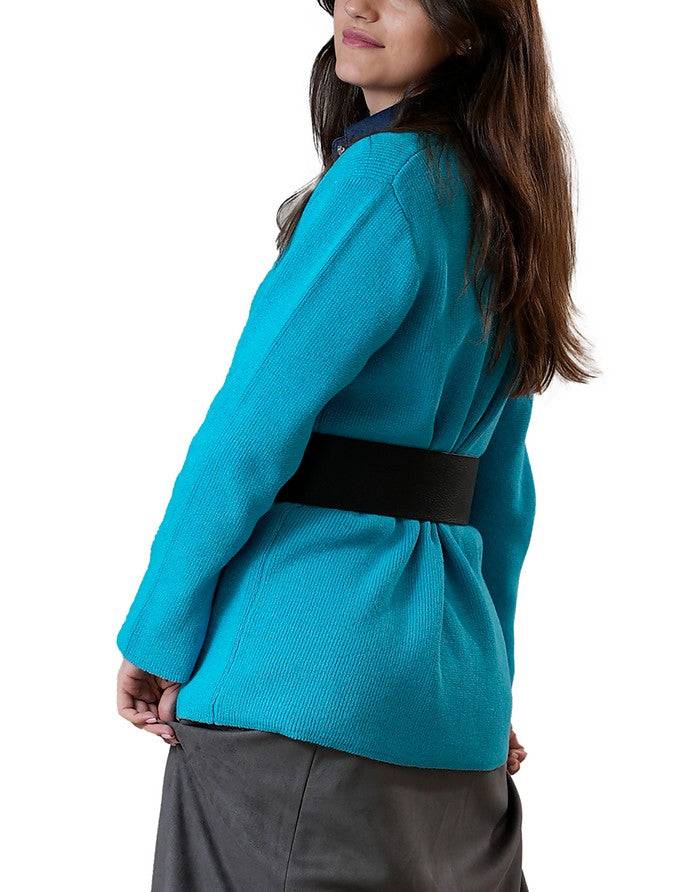 La Fabrique Madame Cardigan con Scollo a V in Maglia Acquista Ora