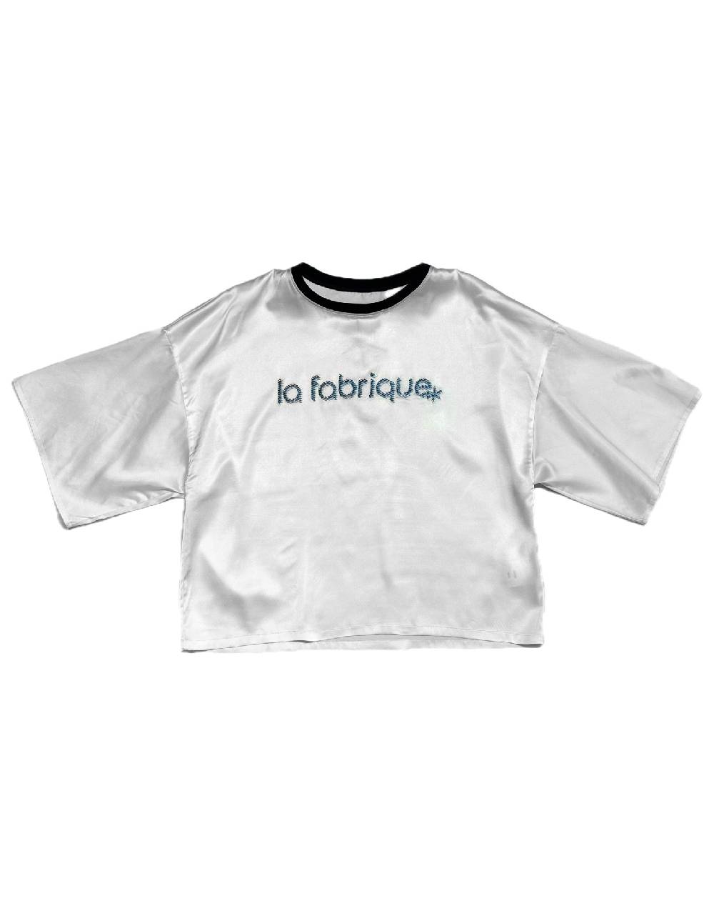 La Fabrique Tose T-shirt con Ricamo Sottocosto