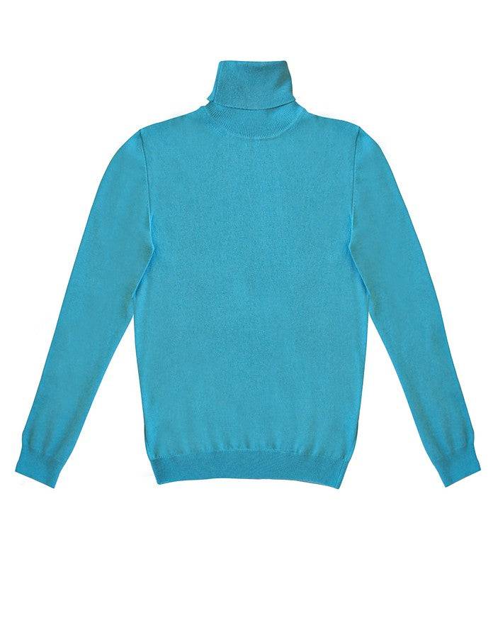 La Fabrique Violen Maglione in Turchese Sconto