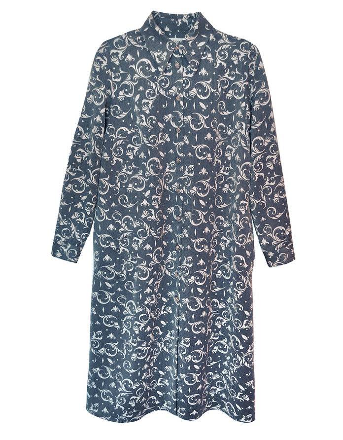 La Fabrique Vivienne Camicia Maxi con Stampa Floreale Offerta