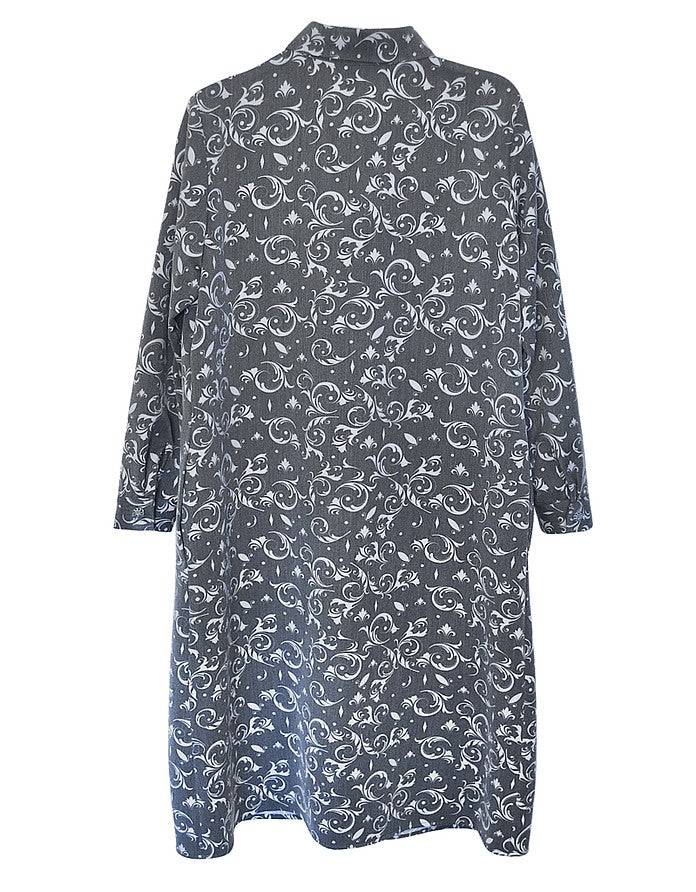 La Fabrique Vivienne Camicia Maxi con Stampa Floreale Offerta