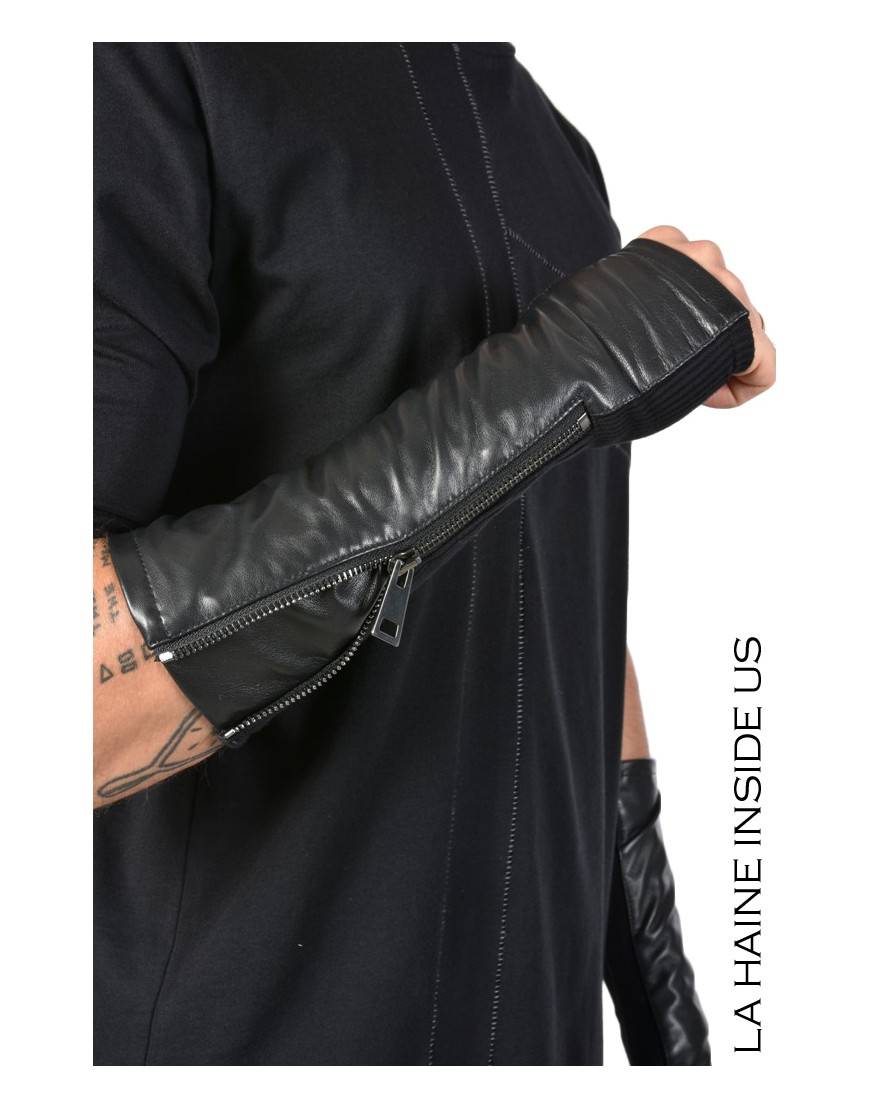 La haine inside us - PERMANENTE - 4B CALLIOPE MANICOTTO Pelle Nero Convenienza