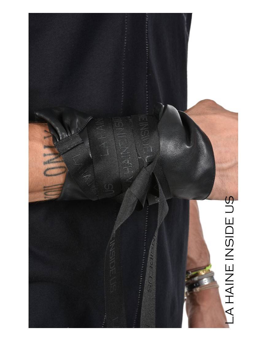 La haine inside us - PERMANENTE - 4B CIBELE FOULARD Pelle Nero Novità