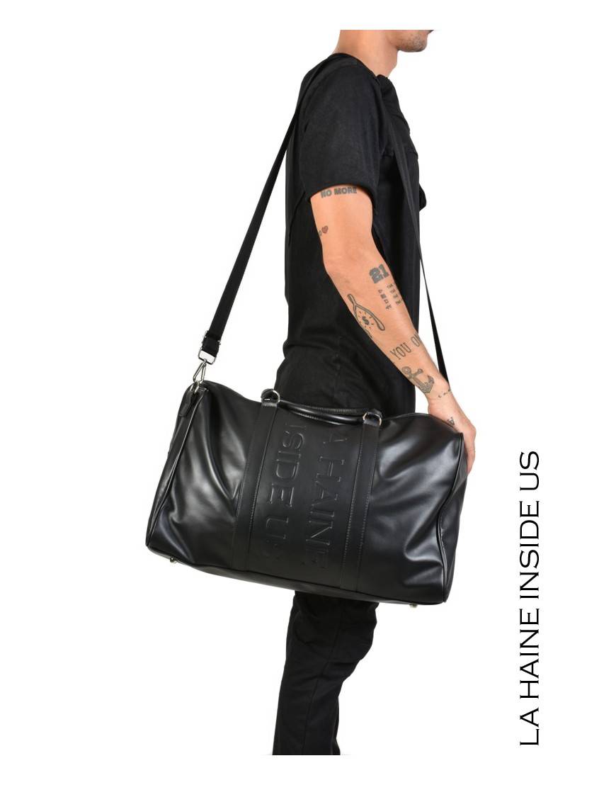 La haine inside us - PERMANENTE - 8L PRICOS BORSONE Pelle Nero Offerta