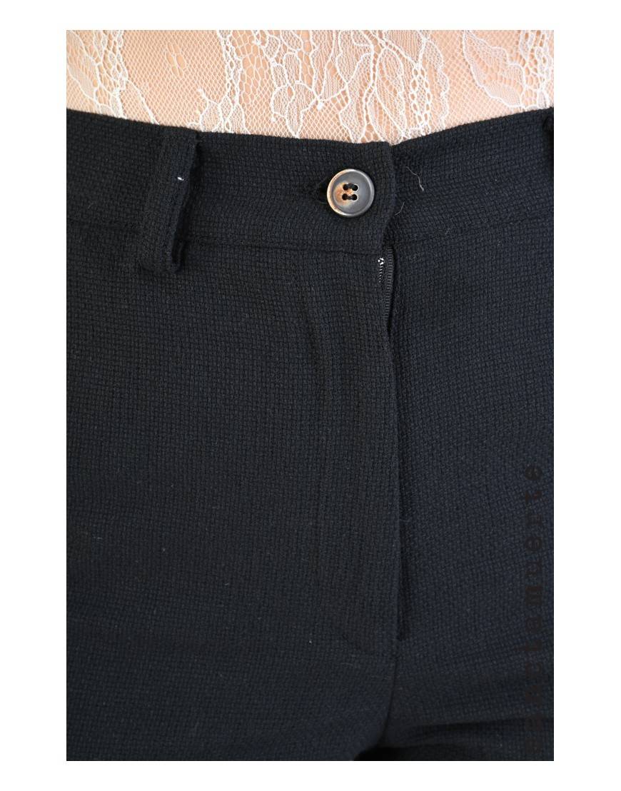 La haine inside us 9B SM299 PANTALONE Nero Saldi Di Fabbrica