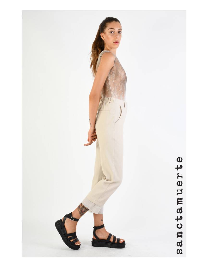 La haine inside us 9B SM299 PANTALONE Sabbia I Più Venduti
