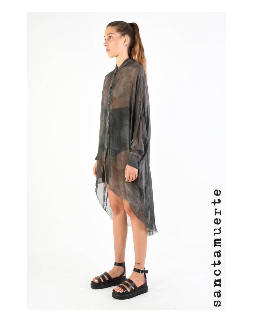 La haine inside us 9B SM306 CAMICIA Grigio Vendite Flash