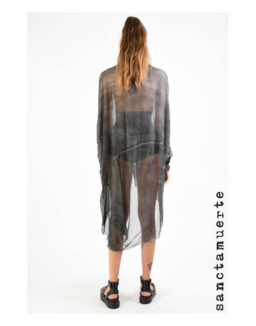 La haine inside us 9B SM306 CAMICIA Grigio Vendite Flash