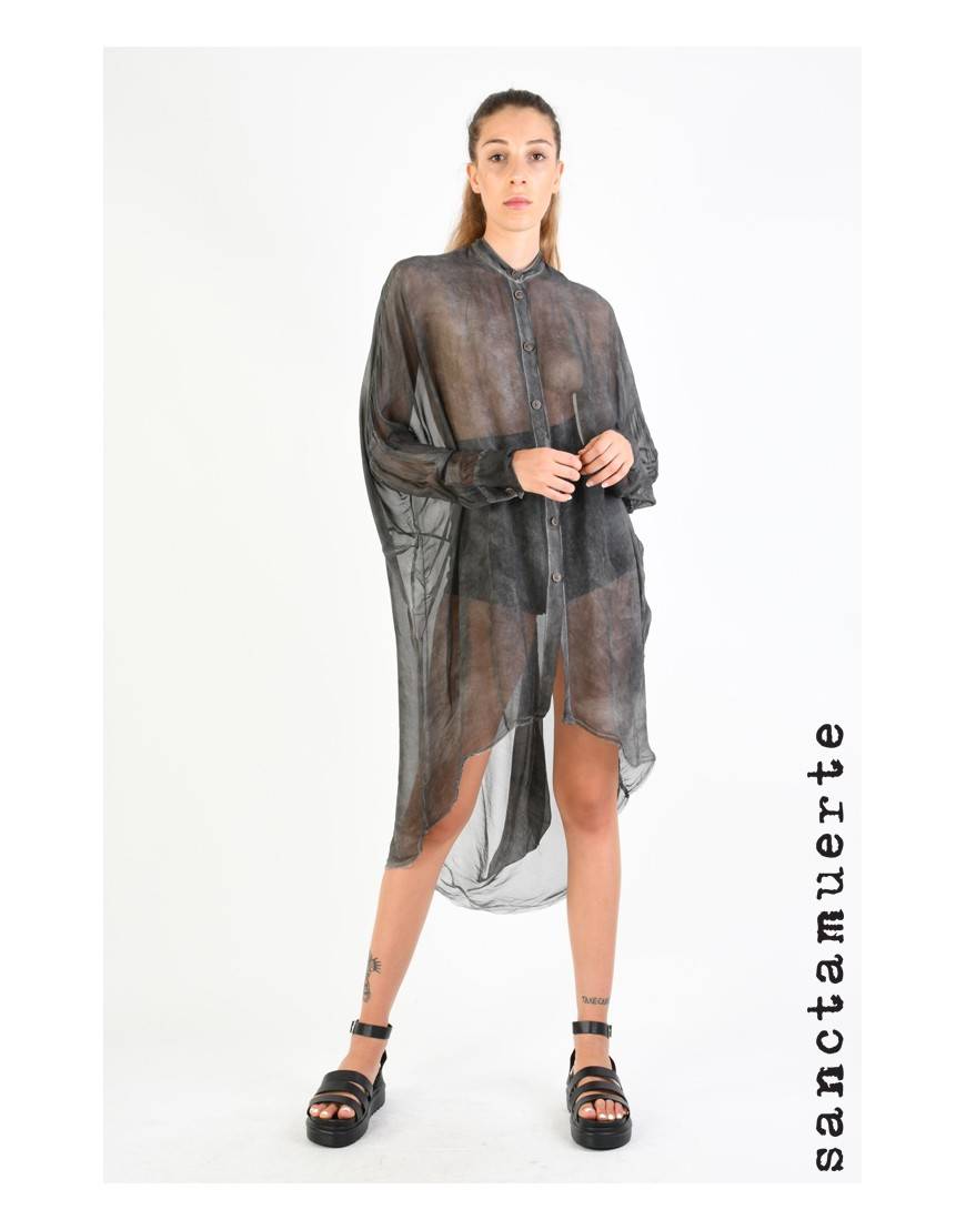 La haine inside us 9B SM306 CAMICIA Grigio Vendite Flash