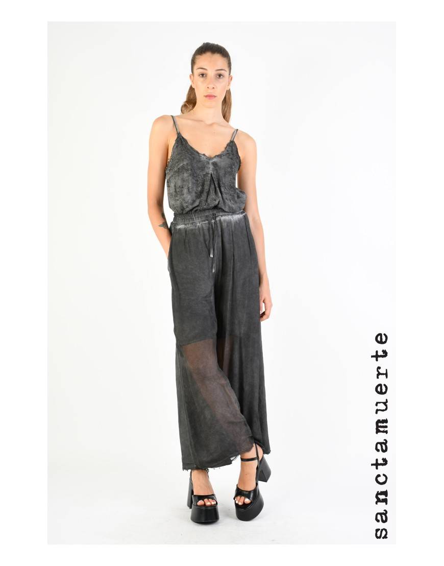 La haine inside us 9B SM310 PANTALONE Grigio In Saldo