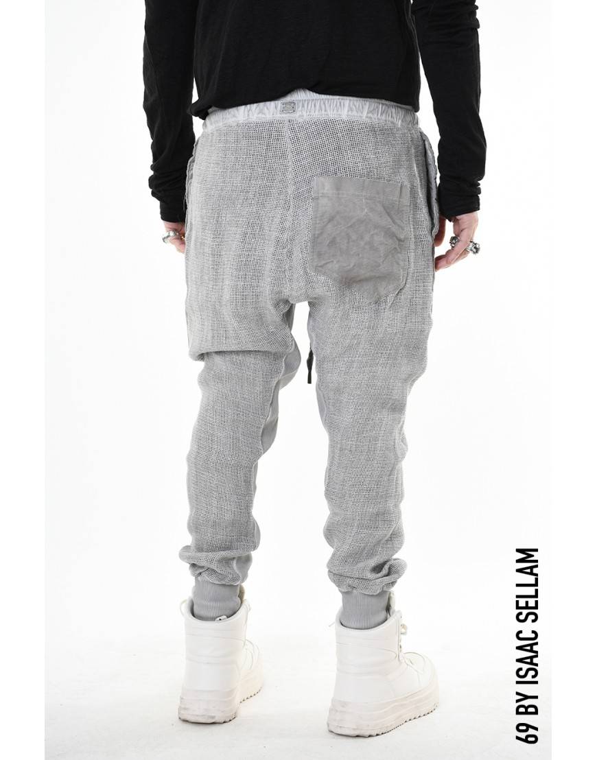 La haine inside us GUSSET PANTS GRILLAGE ALU Nuovo