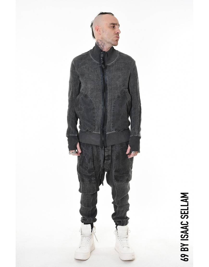 La haine inside us HIGH BOMBER GRILLAGE PLOMB Spedizione Gratuita
