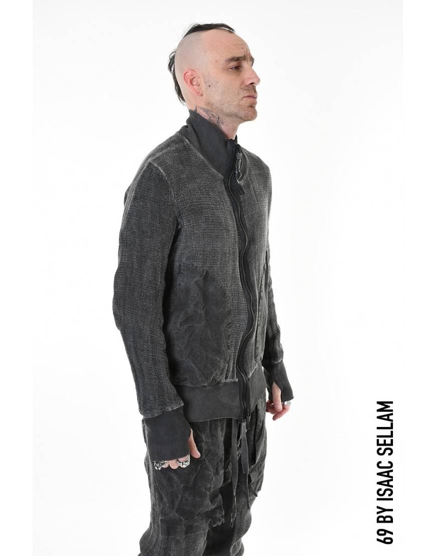 La haine inside us HIGH BOMBER GRILLAGE PLOMB Spedizione Gratuita