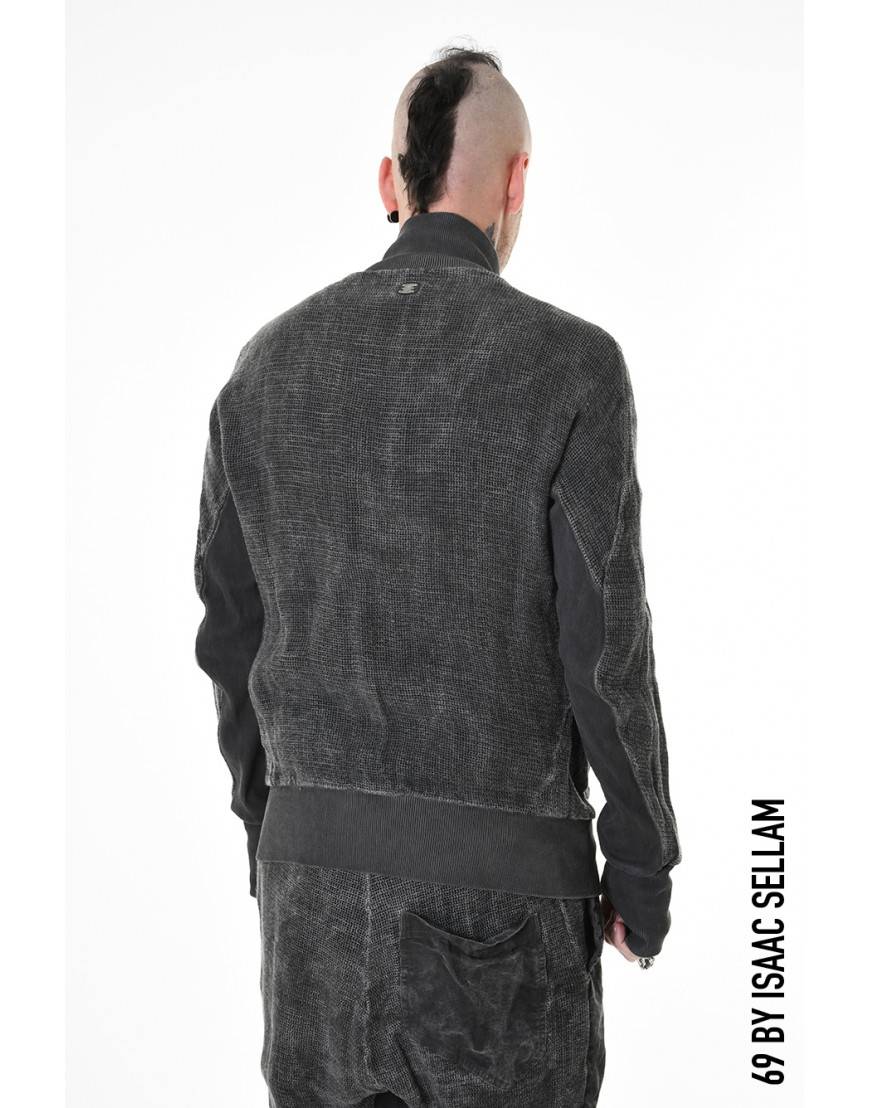 La haine inside us HIGH BOMBER GRILLAGE PLOMB Spedizione Gratuita