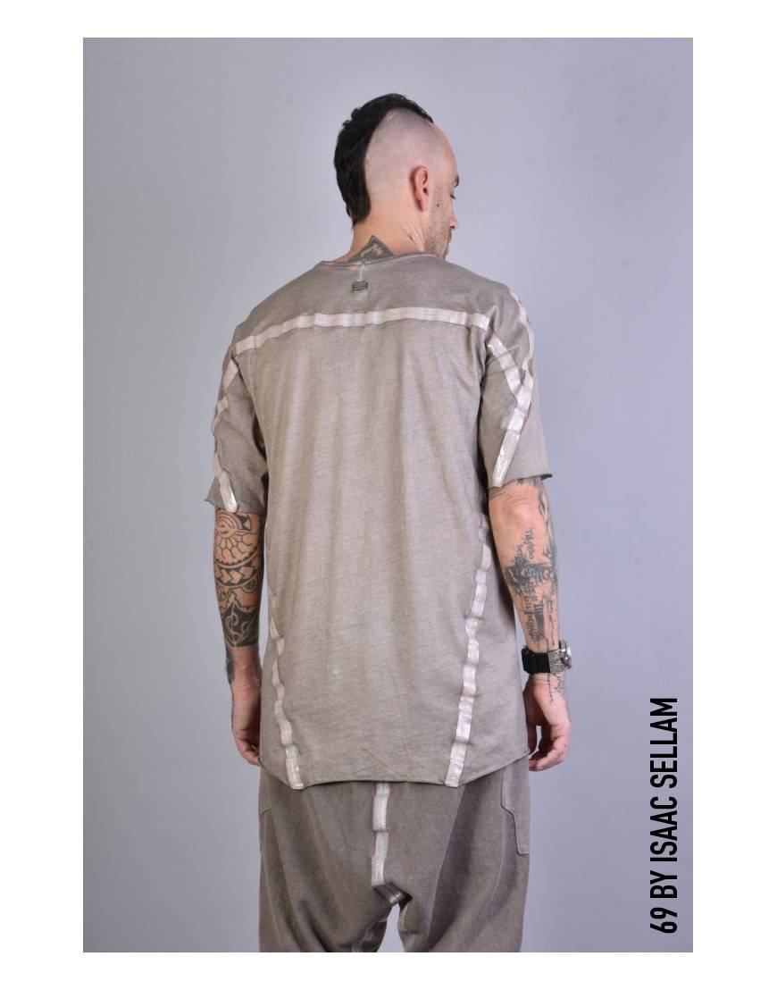La haine inside us HUMANO T-SHIRT BANDE Taupe Pezzi Unici