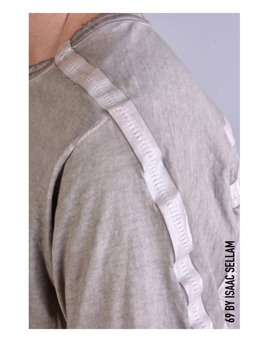 La haine inside us HUMANO T-SHIRT BANDE Taupe Pezzi Unici