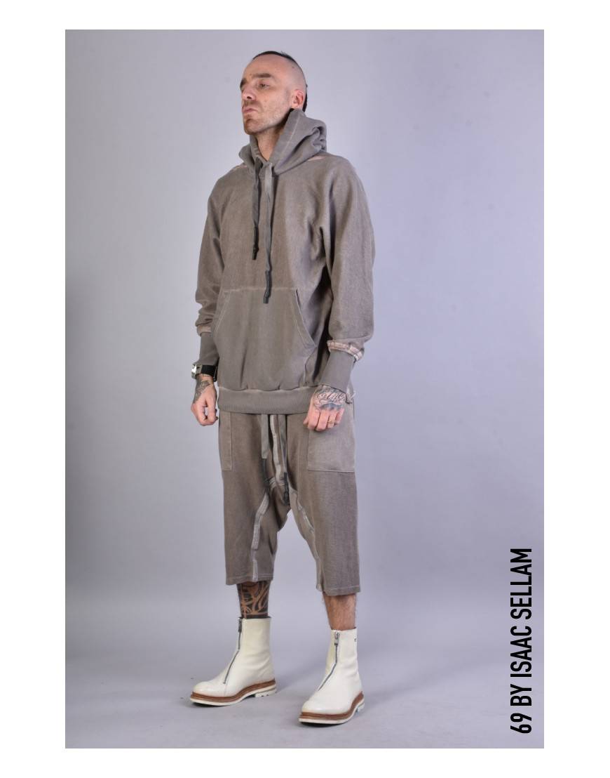 La haine inside us KANGOO HOOD SPONGE Taupe Qualità Garantita