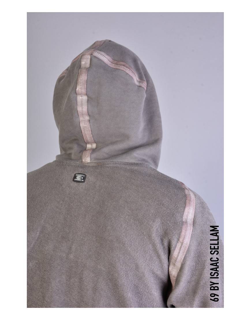 La haine inside us KANGOO HOOD SPONGE Taupe Qualità Garantita