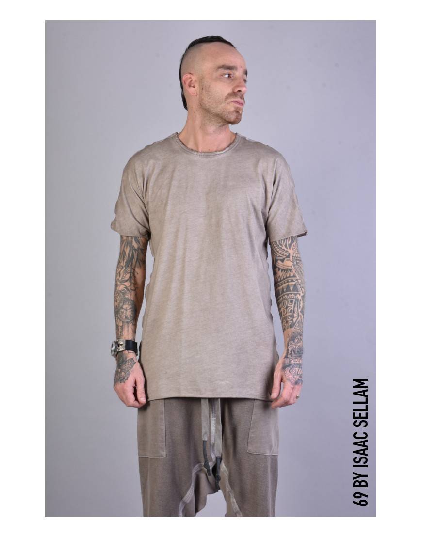 La haine inside us MISTER T-SHIRT BANDE J150 Taupe Consegna Veloce