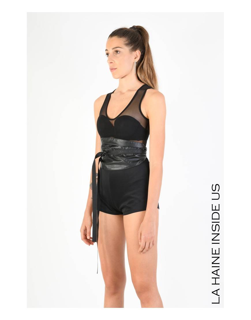 La haine inside us - PERMANENTE - 4B CIBELE FOULARD Pelle Nero Convenienza