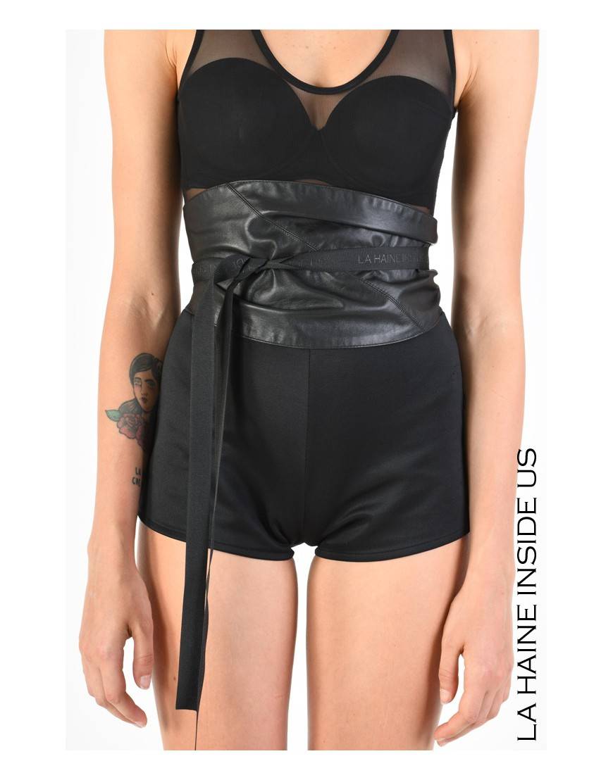 La haine inside us - PERMANENTE - 4B CIBELE FOULARD Pelle Nero Convenienza