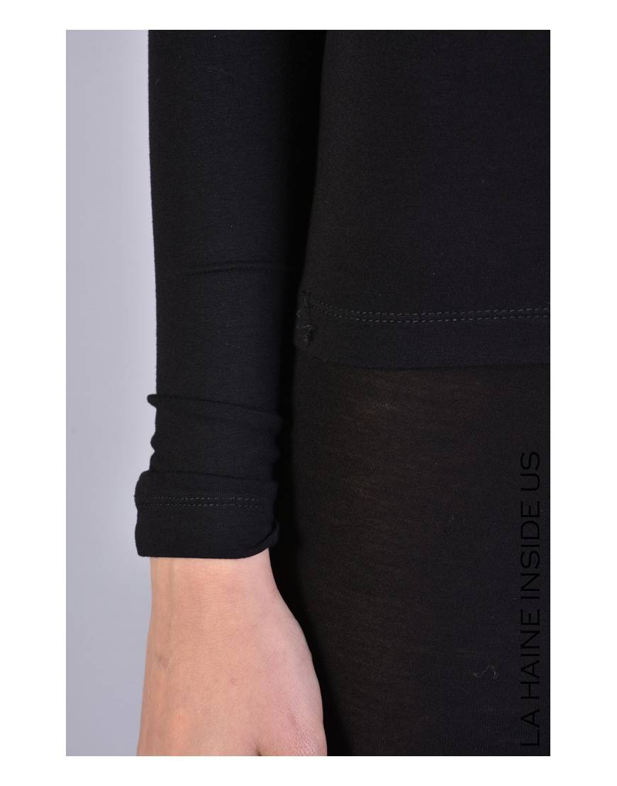 La haine inside us - PERMANENTE - 4M SAGA MAGLIA Nero In Vendita