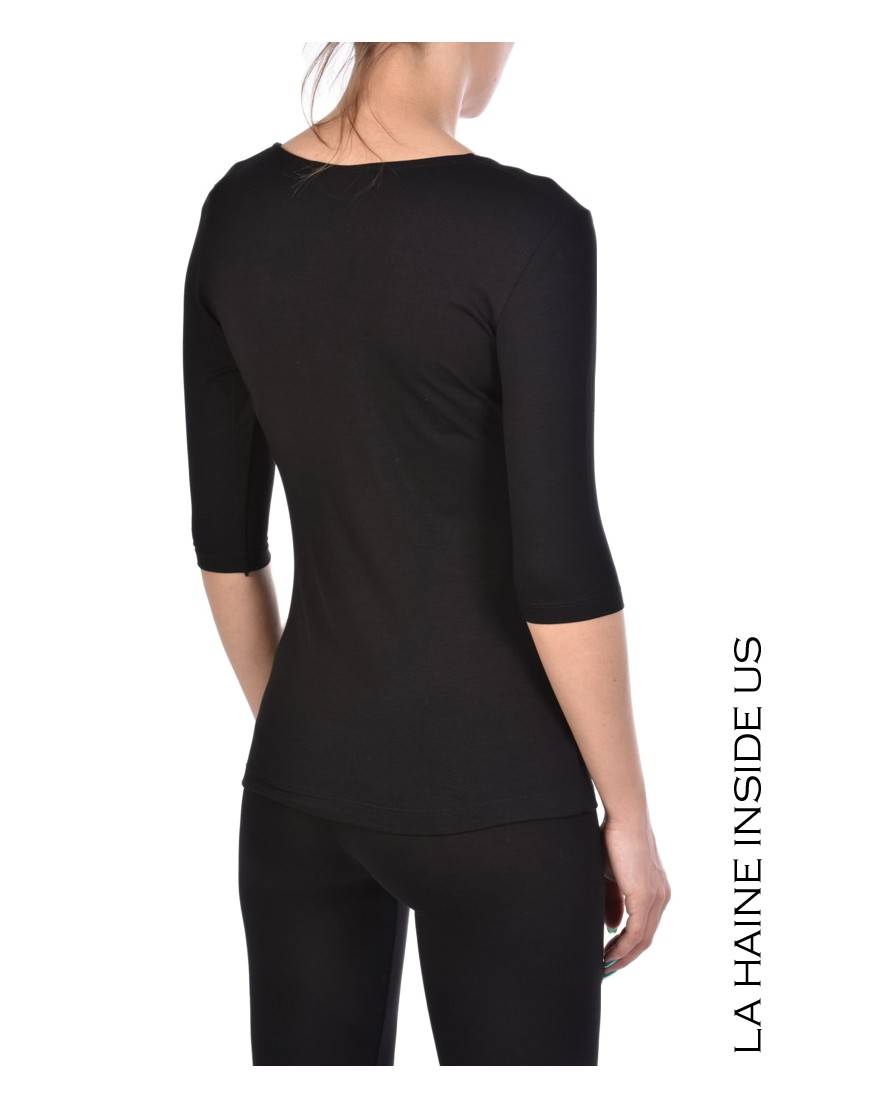 La haine inside us - PERMANENTE - 4M SALUS MAGLIA Nero Saldi