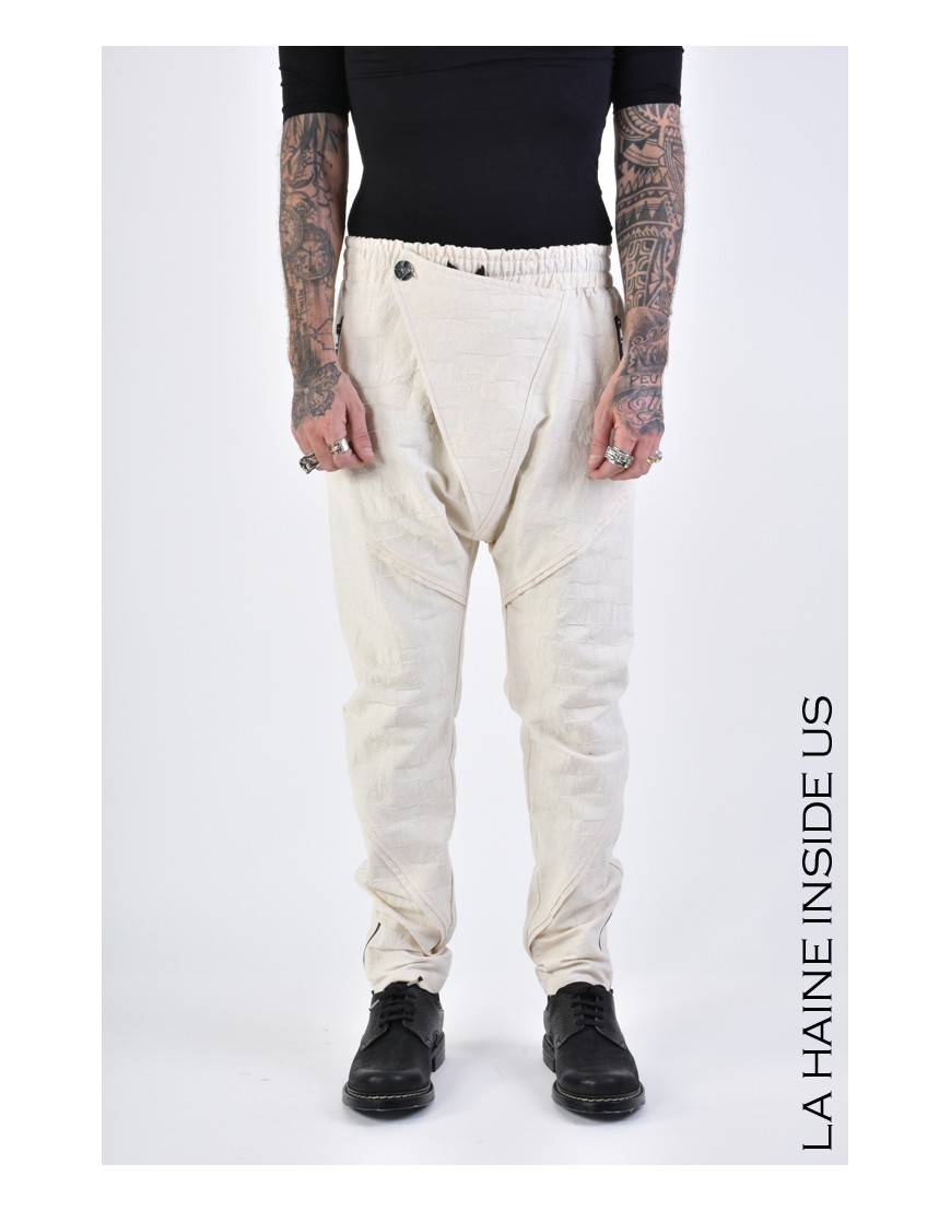 La haine inside us 3B LM133 PANTALONE Ecru Negozio