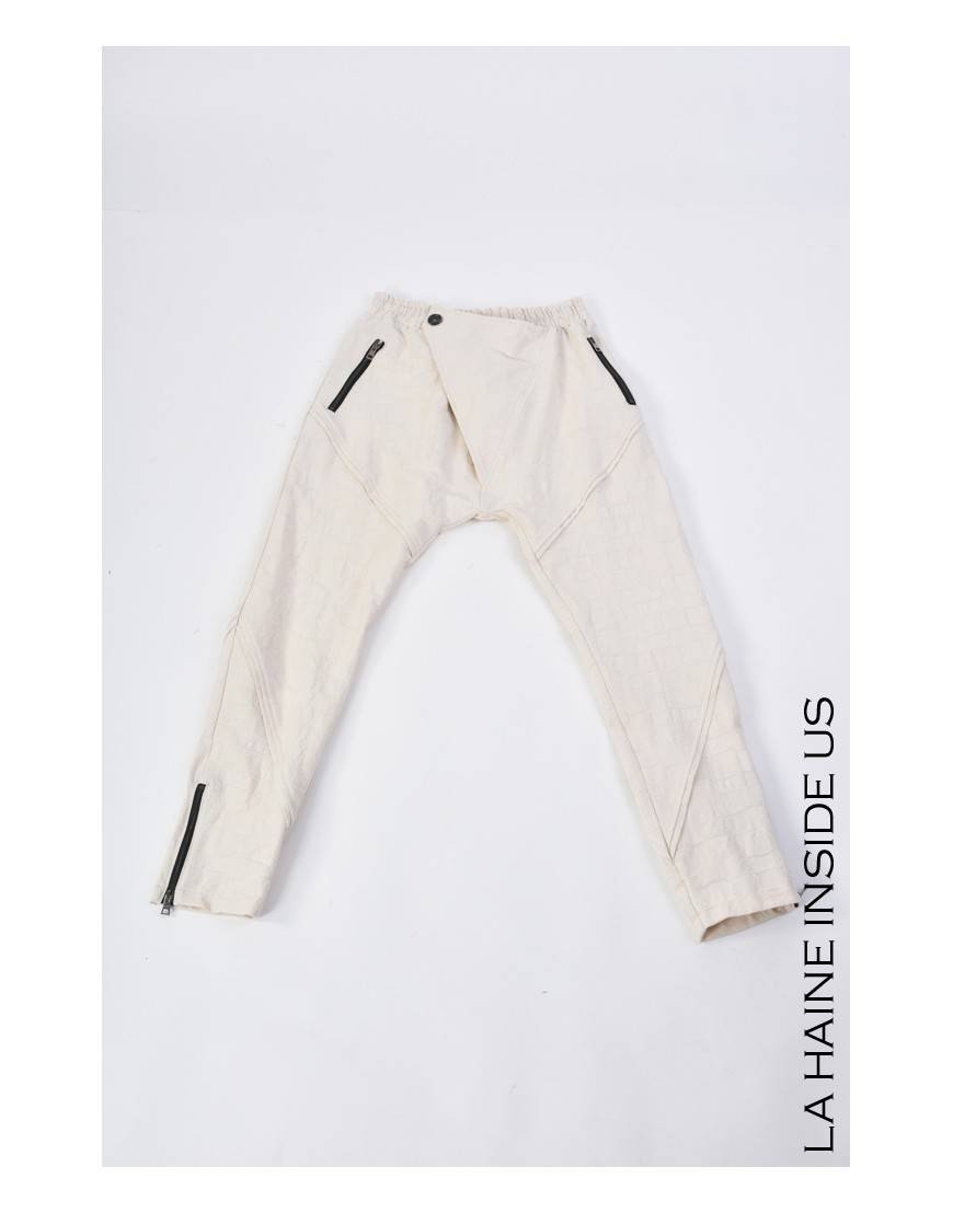 La haine inside us 3B LM133 PANTALONE Ecru Negozio