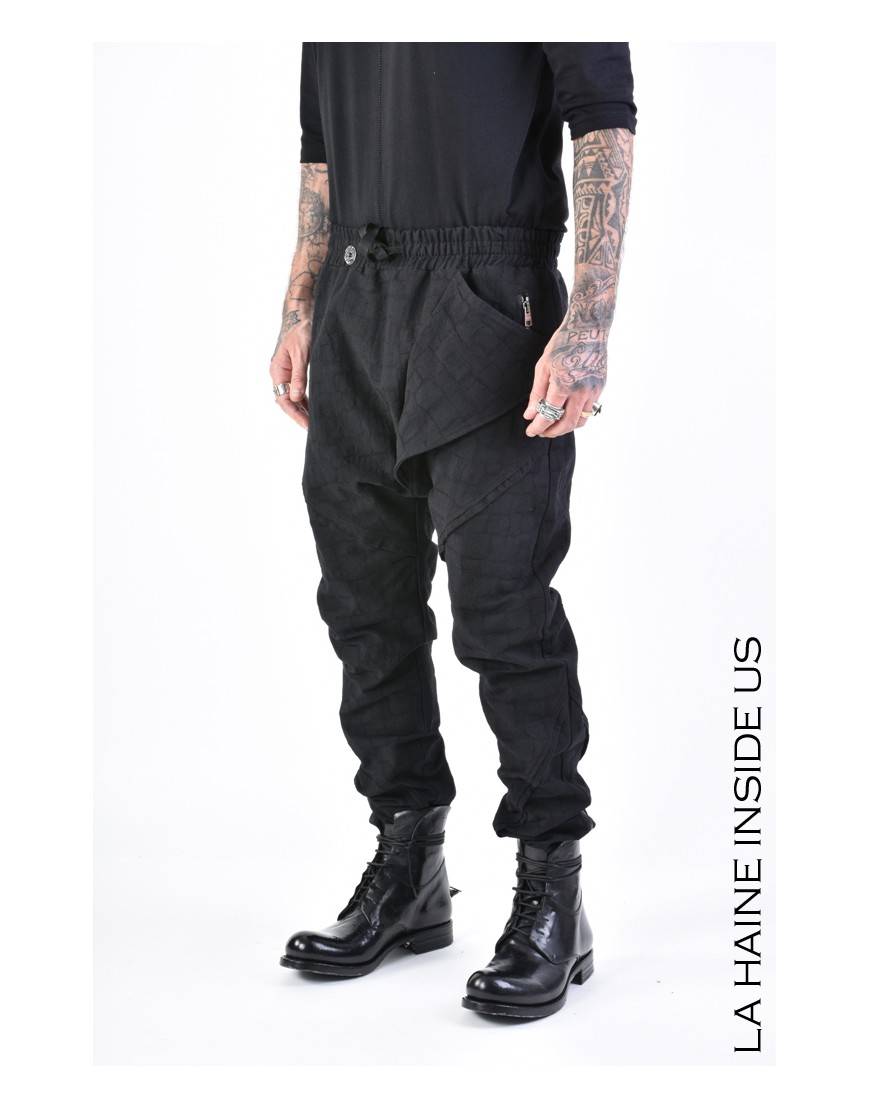 La haine inside us 3B LM133 PANTALONE Nero In Saldo