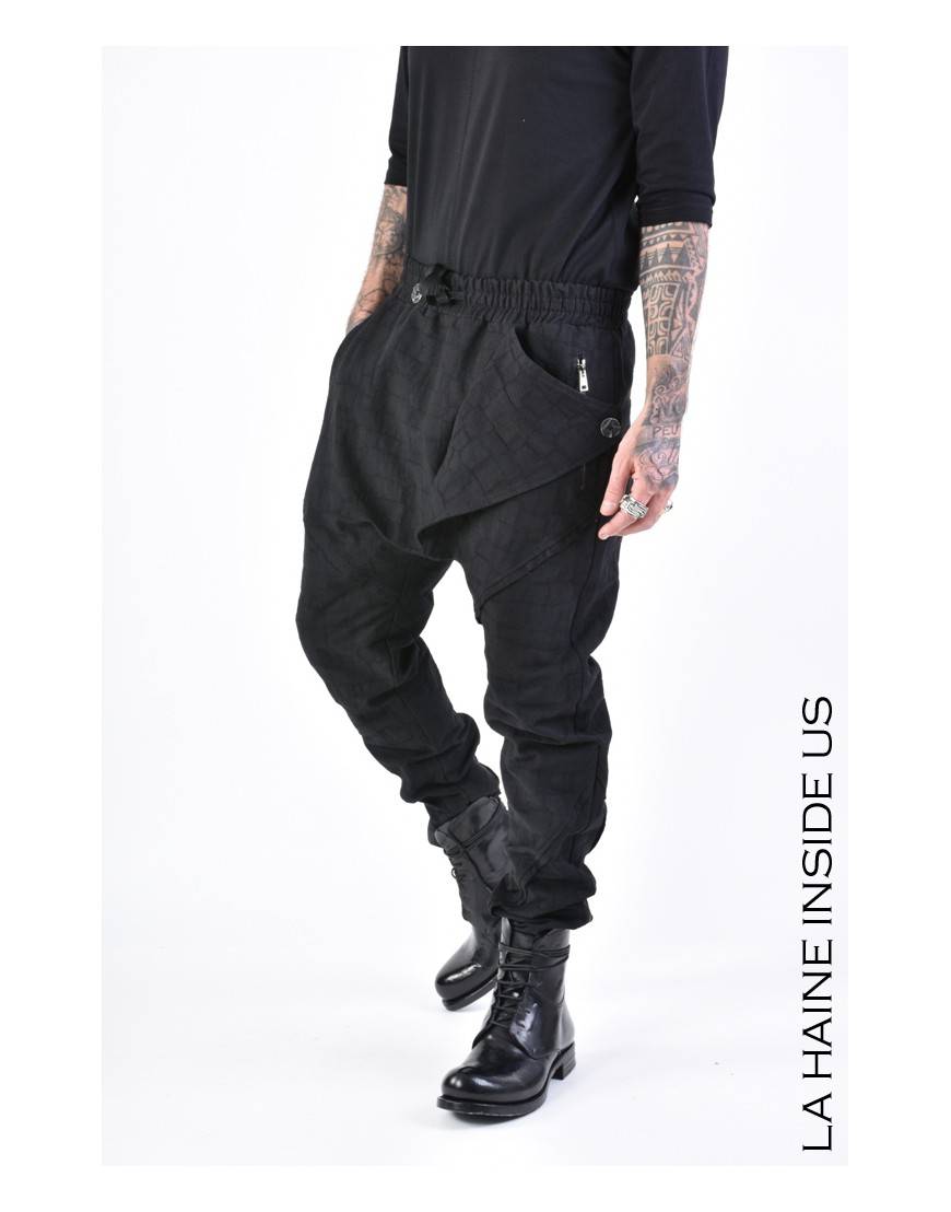 La haine inside us 3B LM133 PANTALONE Nero In Saldo