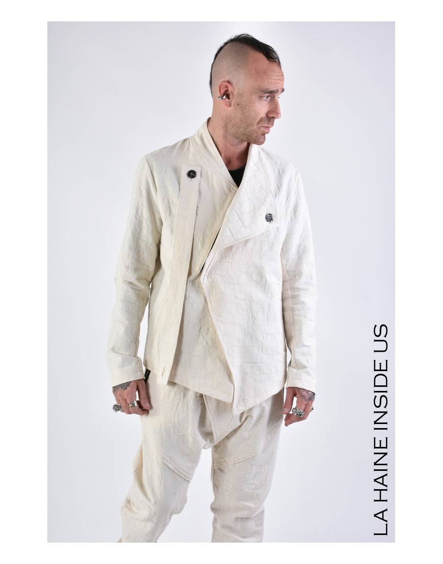 La haine inside us 3B LM134 GIACCA Ecru Nuova