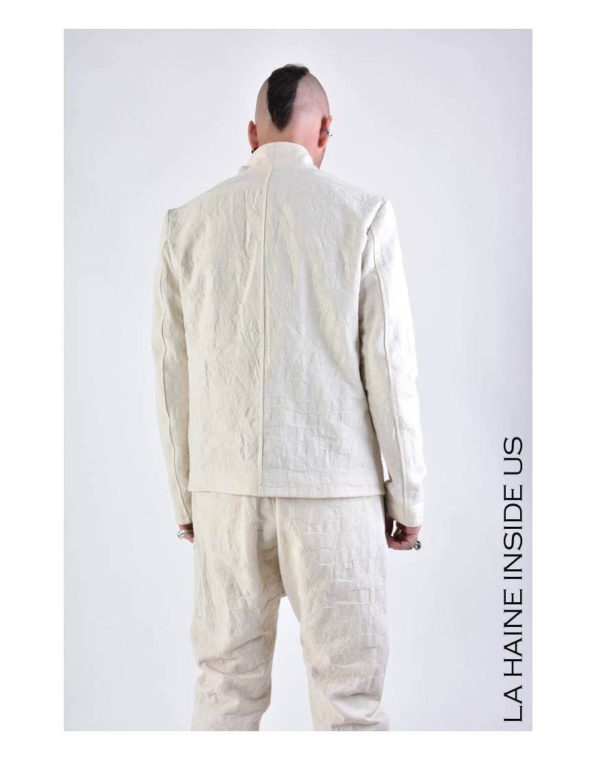 La haine inside us 3B LM134 GIACCA Ecru Nuova