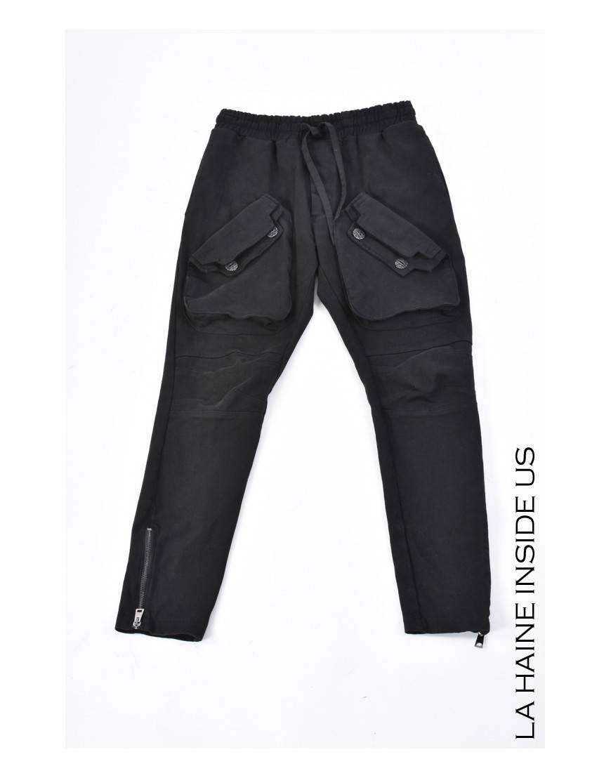 La haine inside us 3B LM146 PANTALONE Nero Qualità