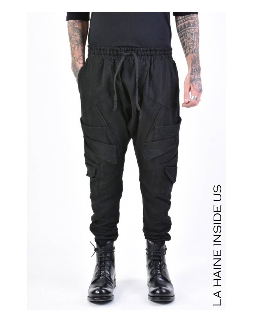 La haine inside us 3B LM155 PANTALONE Nero Vendita