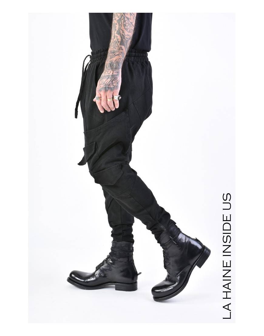 La haine inside us 3B LM155 PANTALONE Nero Vendita