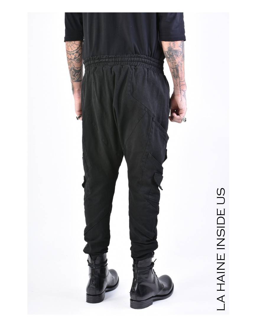 La haine inside us 3B LM155 PANTALONE Nero Vendita